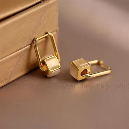 2022 Korean New Simple Temperament Circle Pearl Earrings Fashion Small Versatile Earrings  Jewelry